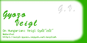 gyozo veigl business card